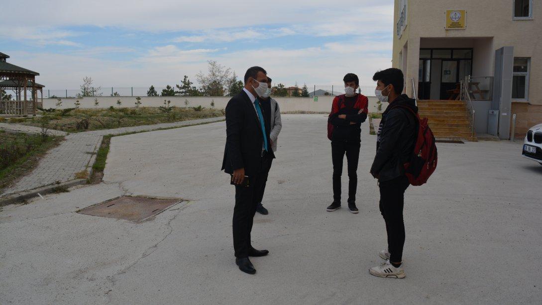 İlçe Millî Eğitim Müdürümüz Sn. Fikret ÇELİK, Sami Arıel Anadolu Lisesi ve Pansiyonunu Ziyaret Etti
