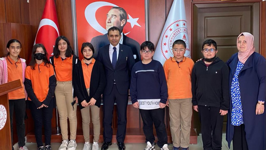 Atatürk Ortaokulu Öğrencileri Müdürümüzü Ziyaret Etti